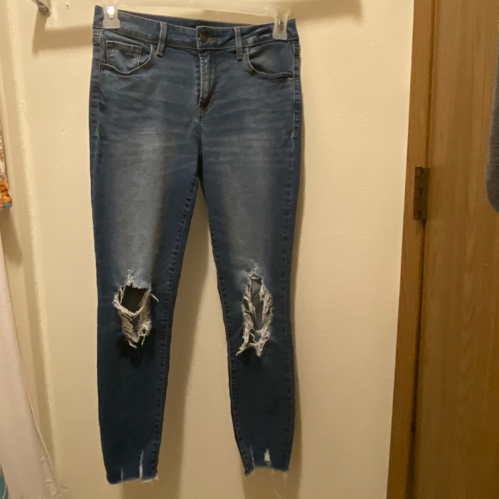 Old navy rockstar mid rise jeans